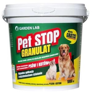Pet Stop Granulat 1000ml Naturalny Preparat Behawiorystyczny Dla Psów i Kotów