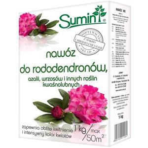 Nawóz Do Rododendronów, Azalii, Wrzosów i Innych Roślin Kwaśnolubnych 1kg Sumin