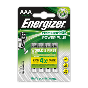 Bateria Akumulator Energizer AAA Power Plus  4szt