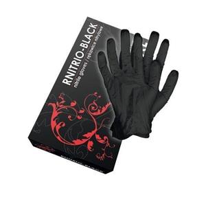 Rękawice Nitrylowe Czarne